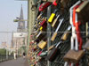 Schlösser an der Hohenzollernbrücke